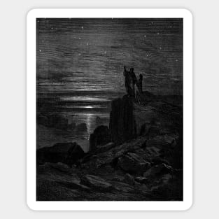 High Resolution Gustave Doré Illustration Rebehold the Stars Sticker